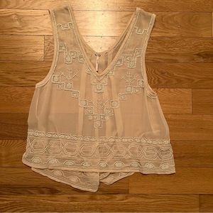 Free People Beaded Tank top